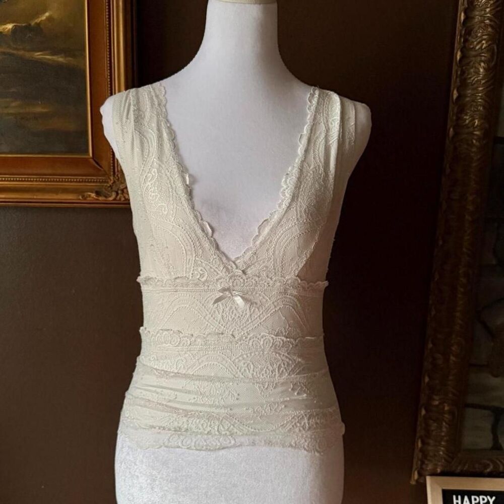 cider whimsygoth white cami top